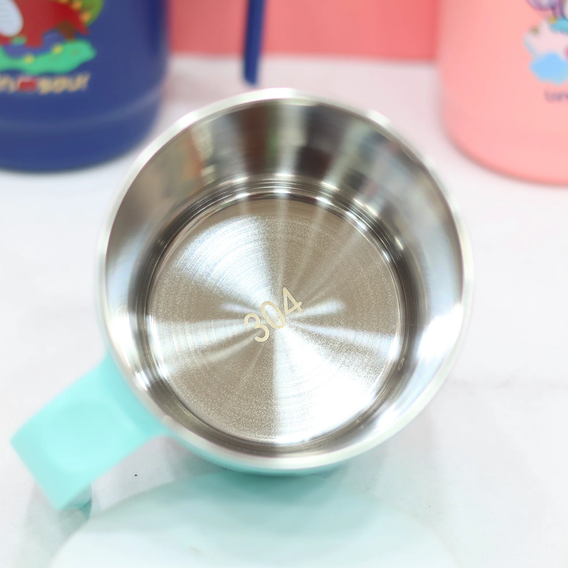 Unicorn Stainless Steel Kids Mug with Lid and Straw - Image 8