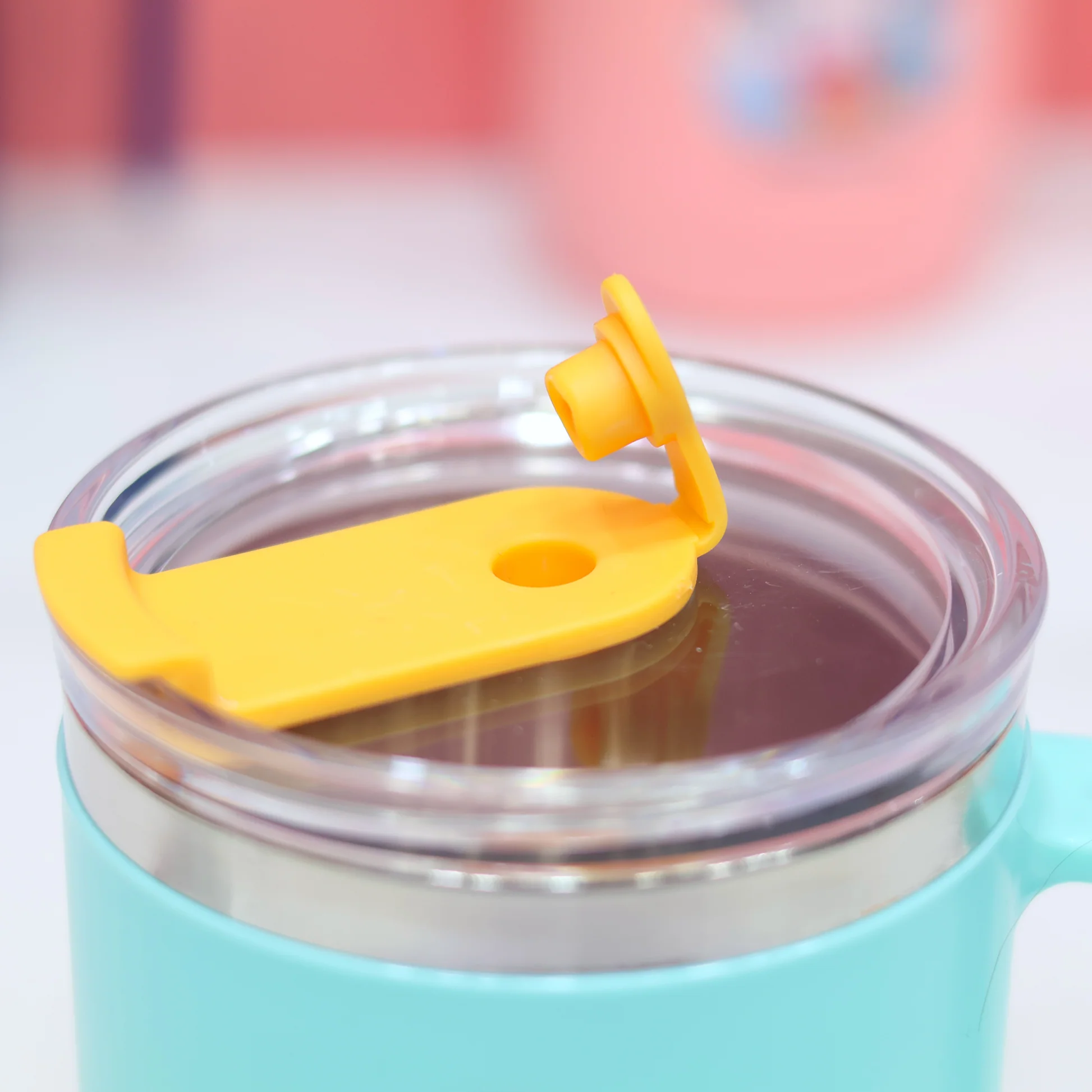 Unicorn Stainless Steel Kids Mug with Lid and Straw - Image 7